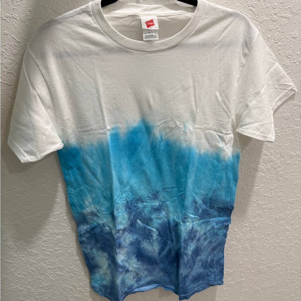 CUSTOM Hanes Classic White T-Shirt tie dye